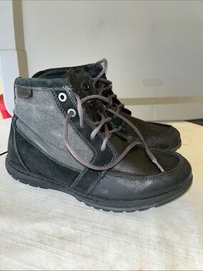 Columbia Men's Black & Gray Casual Lace-Up Ankle Boots